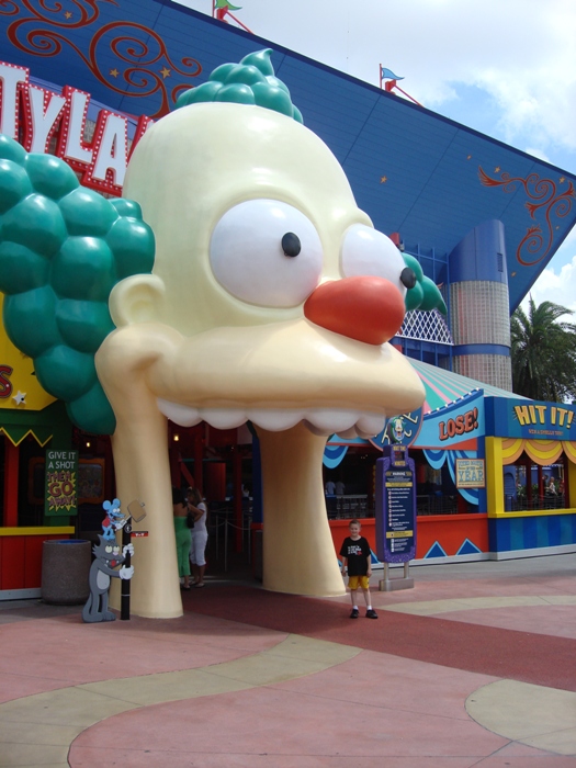 The new Simpsons ride at Universal Studios