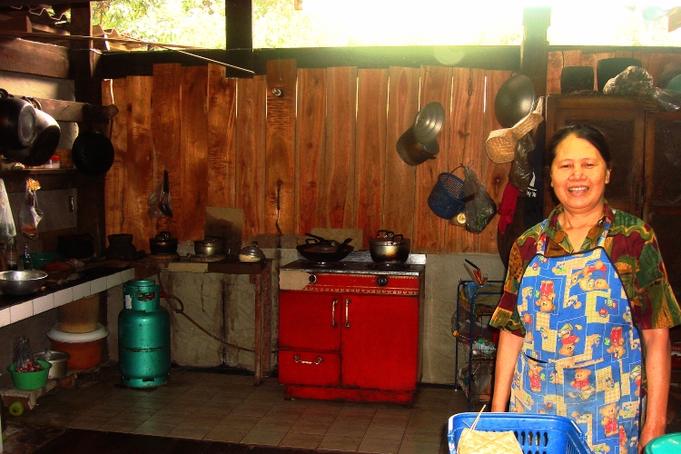 Kitchen of Thai home