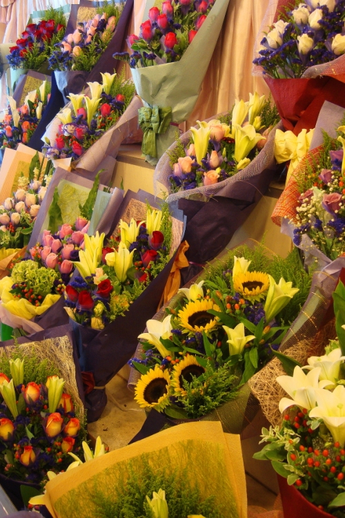 Flower Market in Kowloon