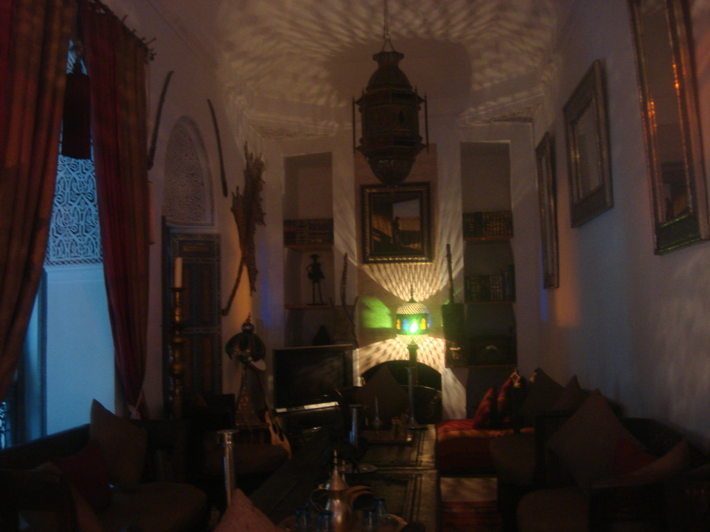 Living room at Riad Dar Eliane