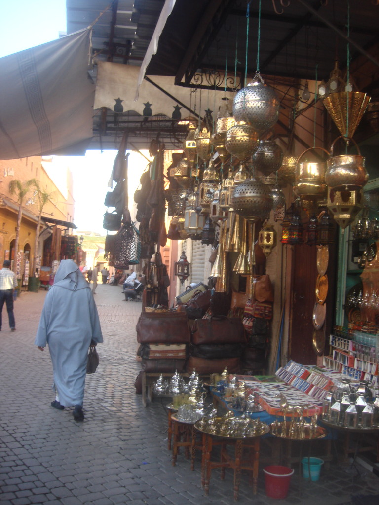 Vendors in the medina