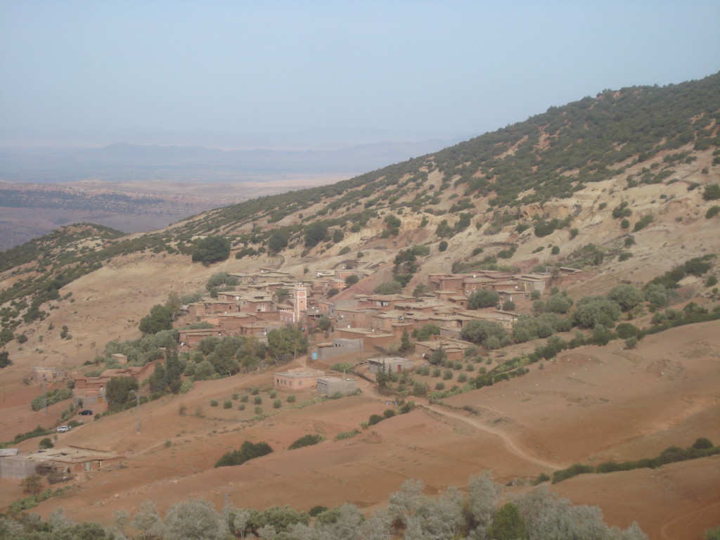 Berber Village in High Atlas Mountains